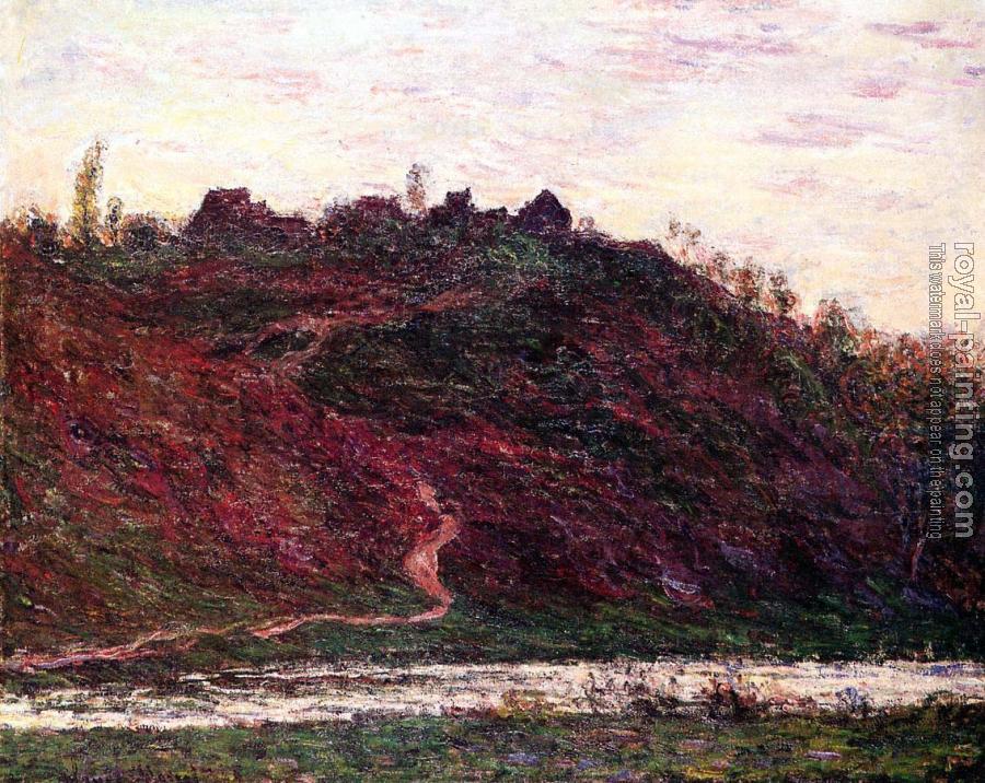 Claude Oscar Monet : The Village of La Coche-Blond, Evening